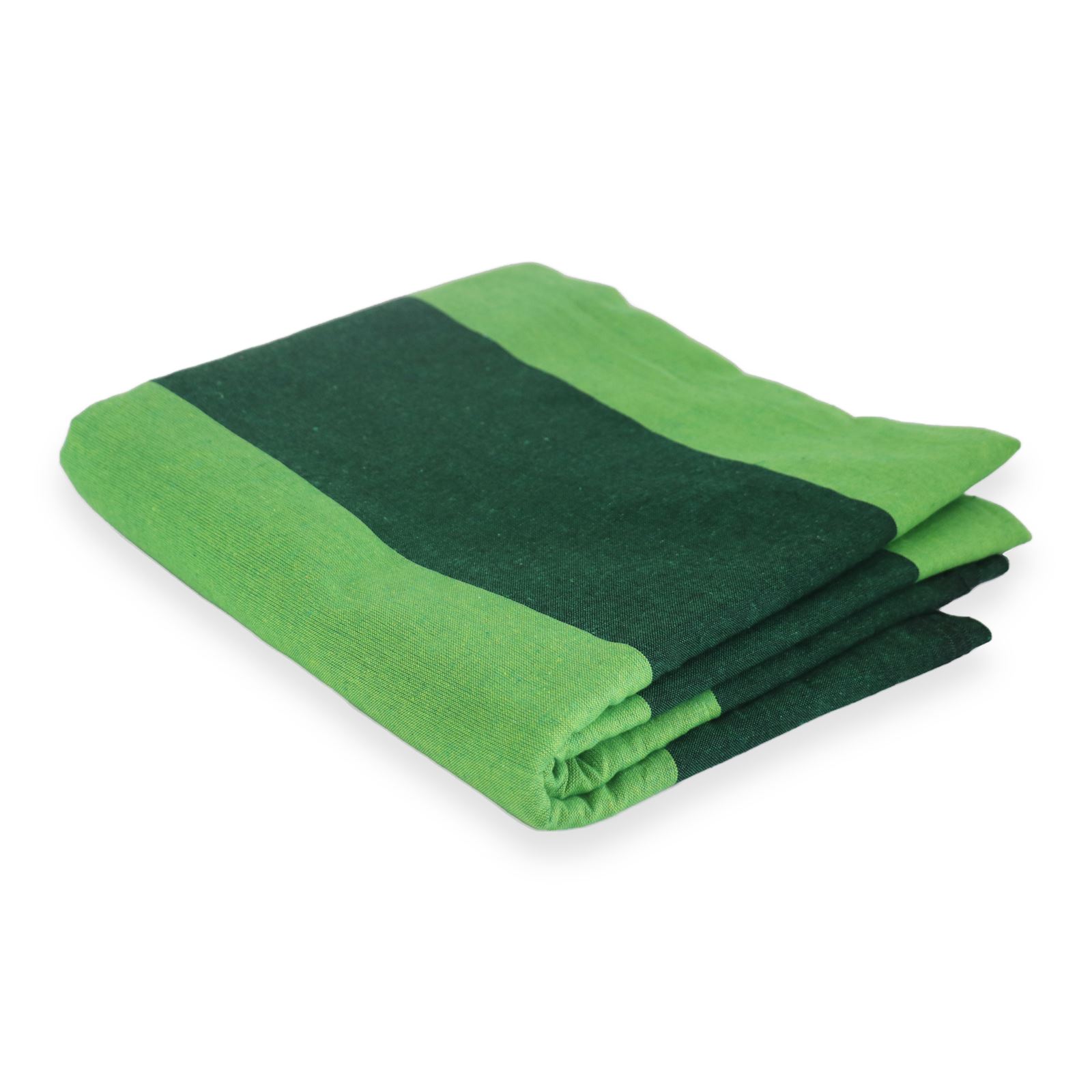 100 x 110 Green Handloom Cotton Bed Sheets for King, Queen, Super King, California King Beds