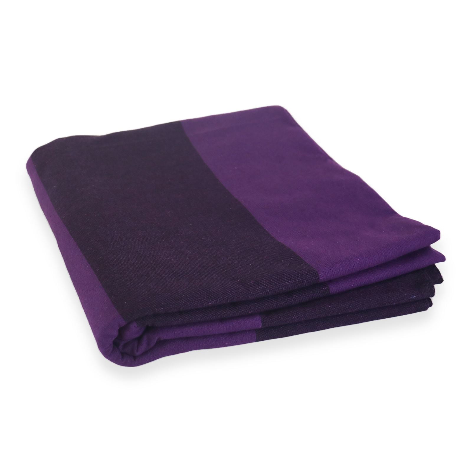100 x 110 Purple Handloom Cotton Bed Sheets for King, Queen, Super King, California King Beds