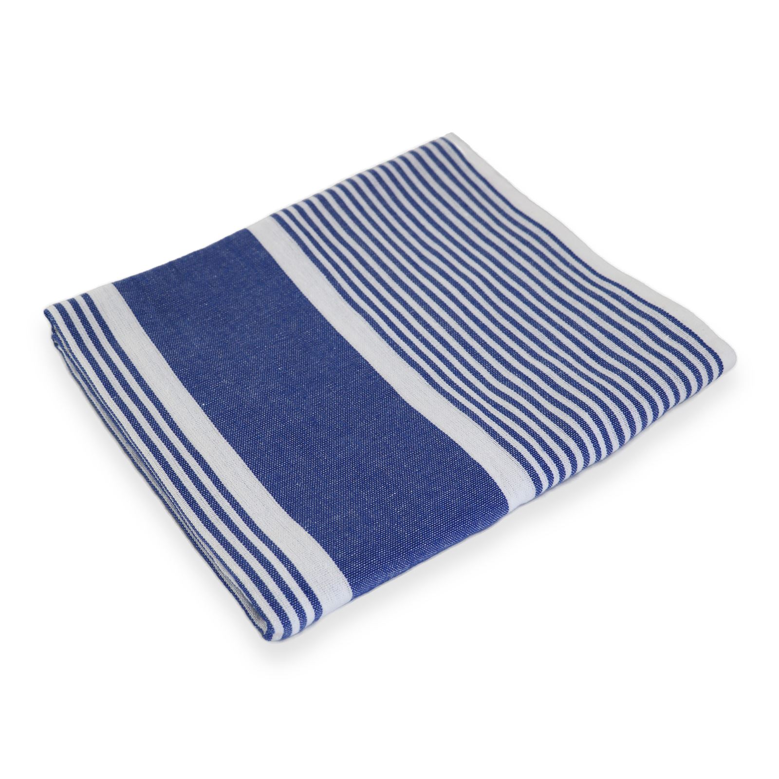 Blue Handloom Cotton Bed Sheets 45x78 (Inches) for Single Beds
