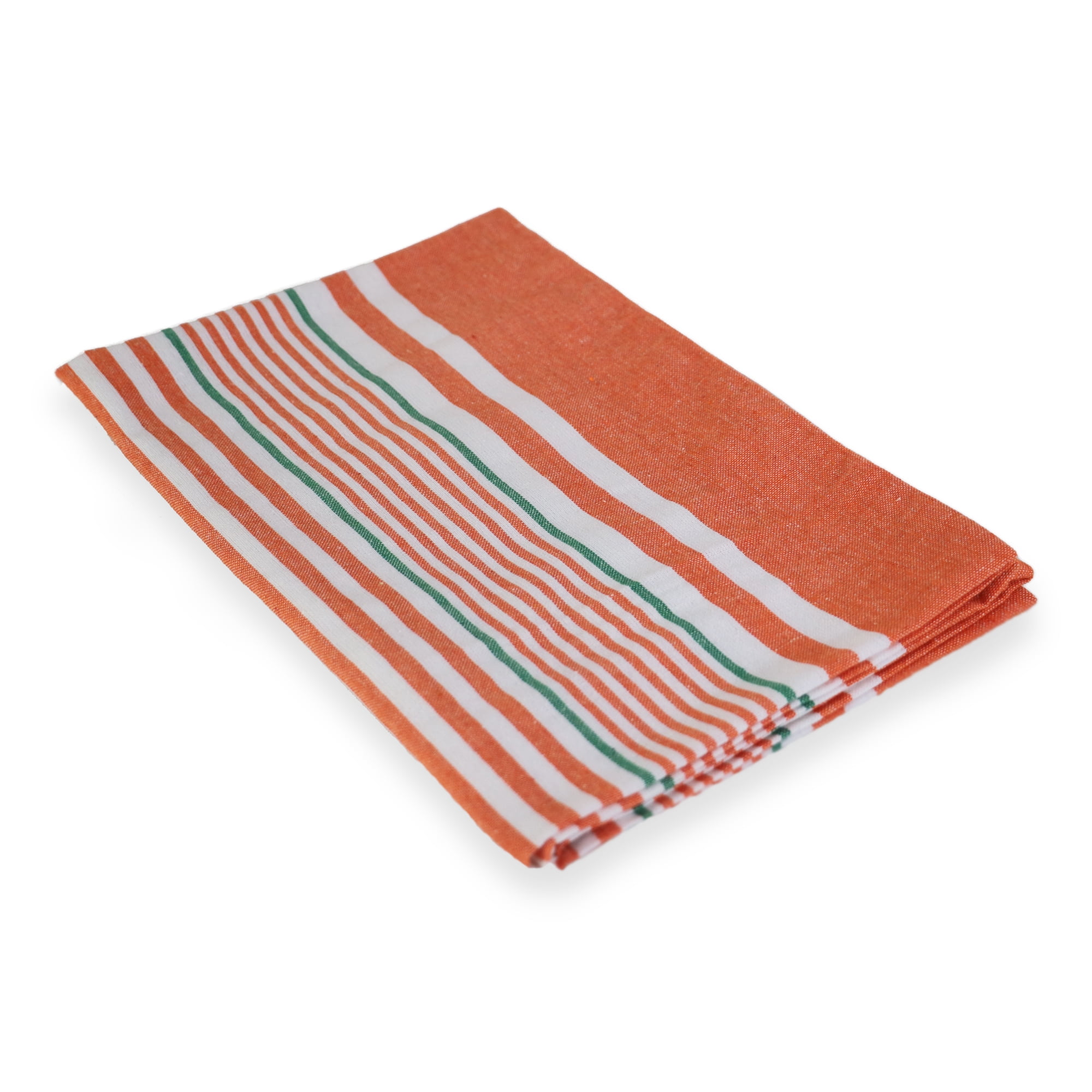 Orange Pillow Cases Light Color Cotton Handloom
