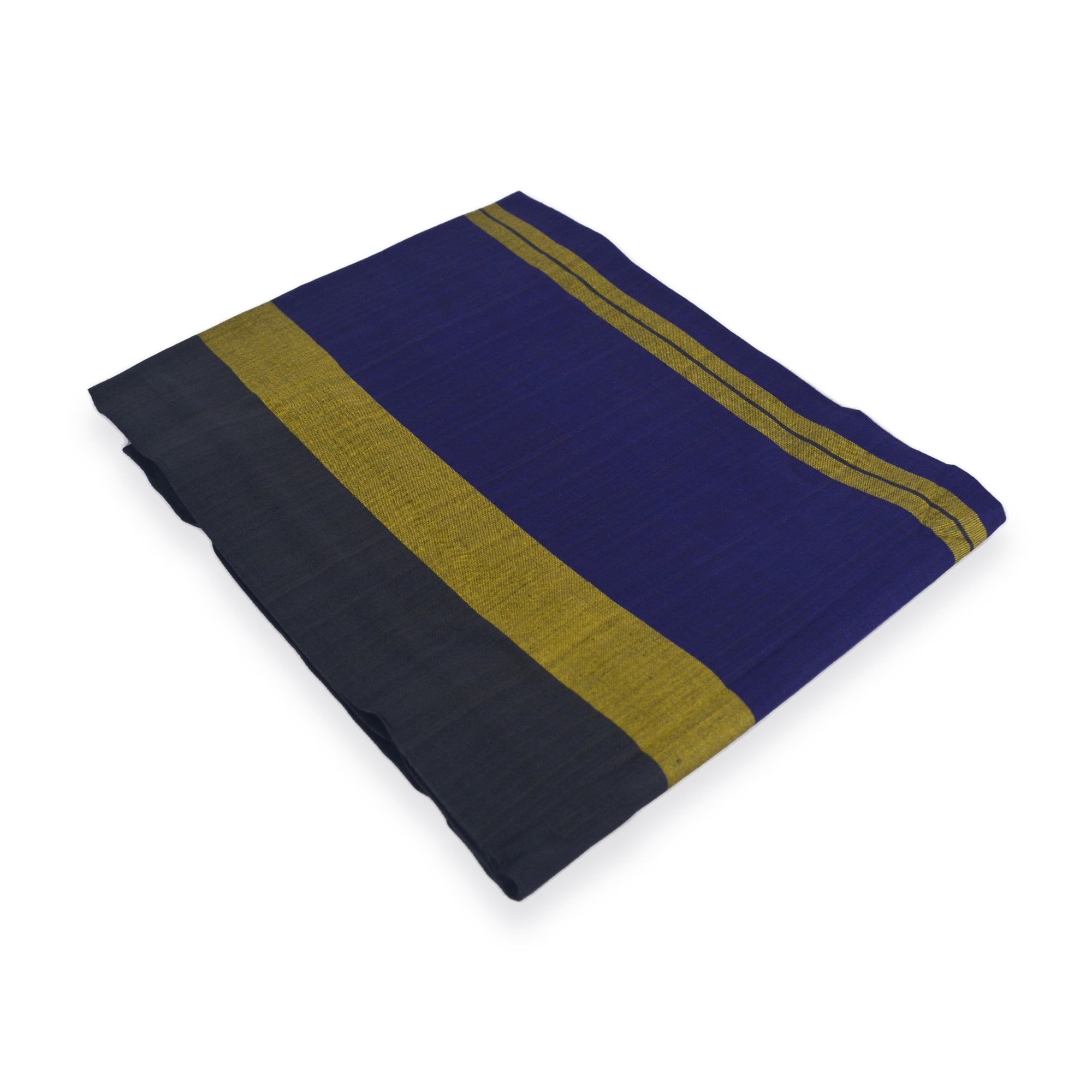 Pearl Sarongs – Ready Made 100% Cotton Sarong Blue, Gold & Black