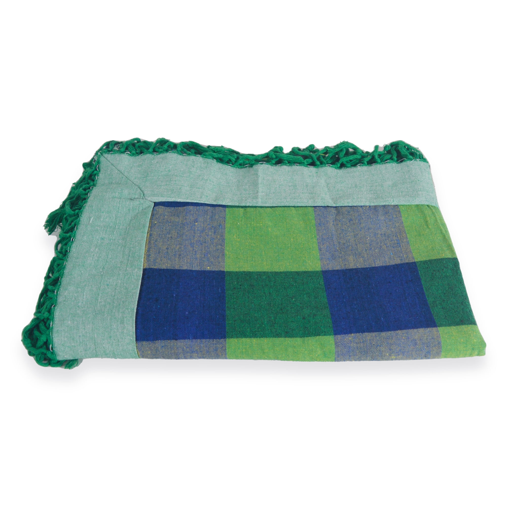 Table Cloths Large Check Green & Blue