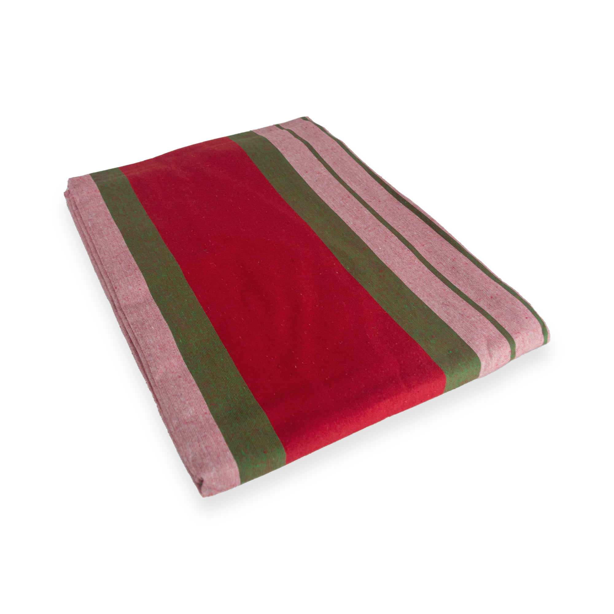 Red Handloom Cotton Bed Sheets 7.5x7.5 (Feet) for King, Queen, Super King, California King Beds