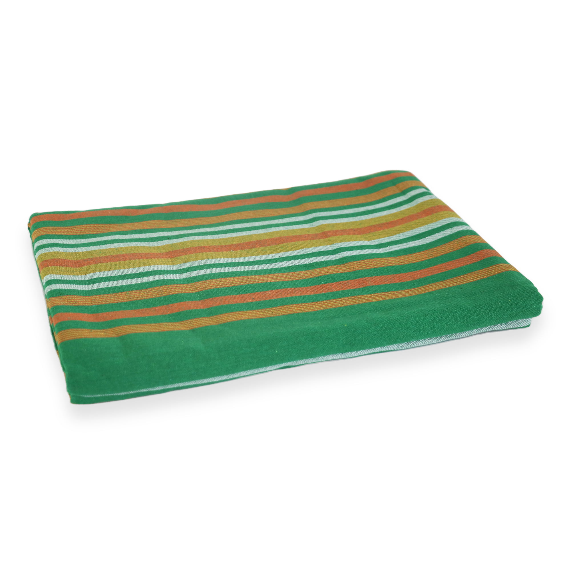 Bed Sheet Cotton Handloom 90x90 (Inches) Green
